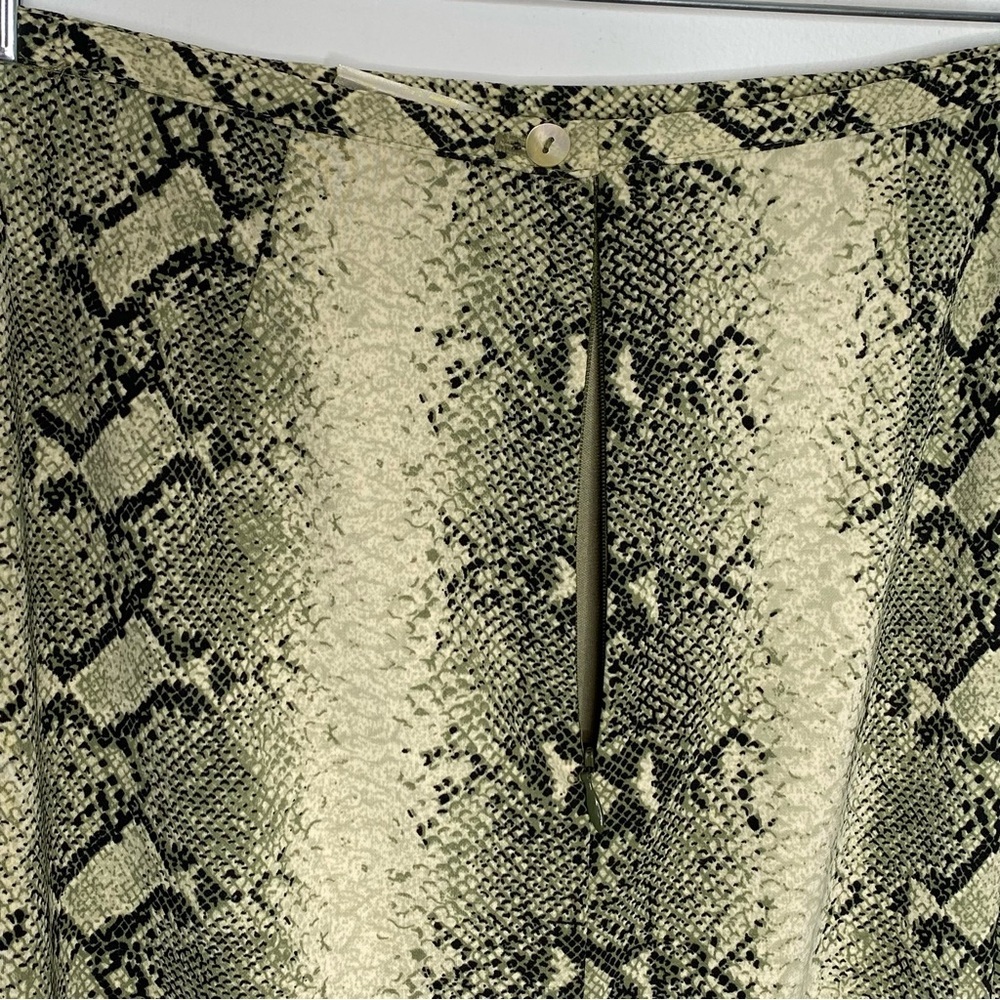 Cache Y2k Green Python Maxi Skirt Set - image 6